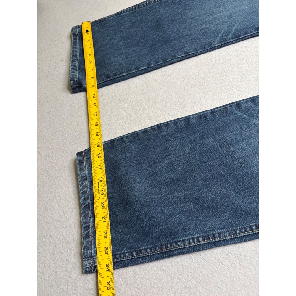 Wrangler Jeans Mens 38x32 Blue Retro Slim Boot 1077MWZRW Western Denim Pants - Picture 10 of 12